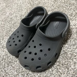 CROCS- toddler size 10, gray